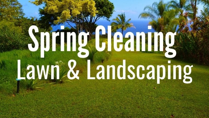 spring cleaning your lawn and landscape